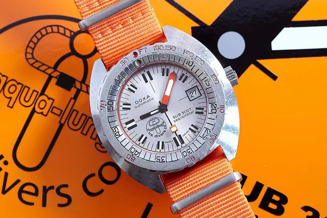 Doxa SUB 300 Silver Lung on NATO strap