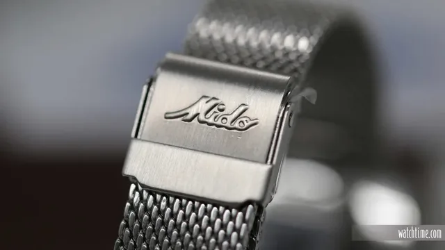 Mido Commander Shade - steel - buckle