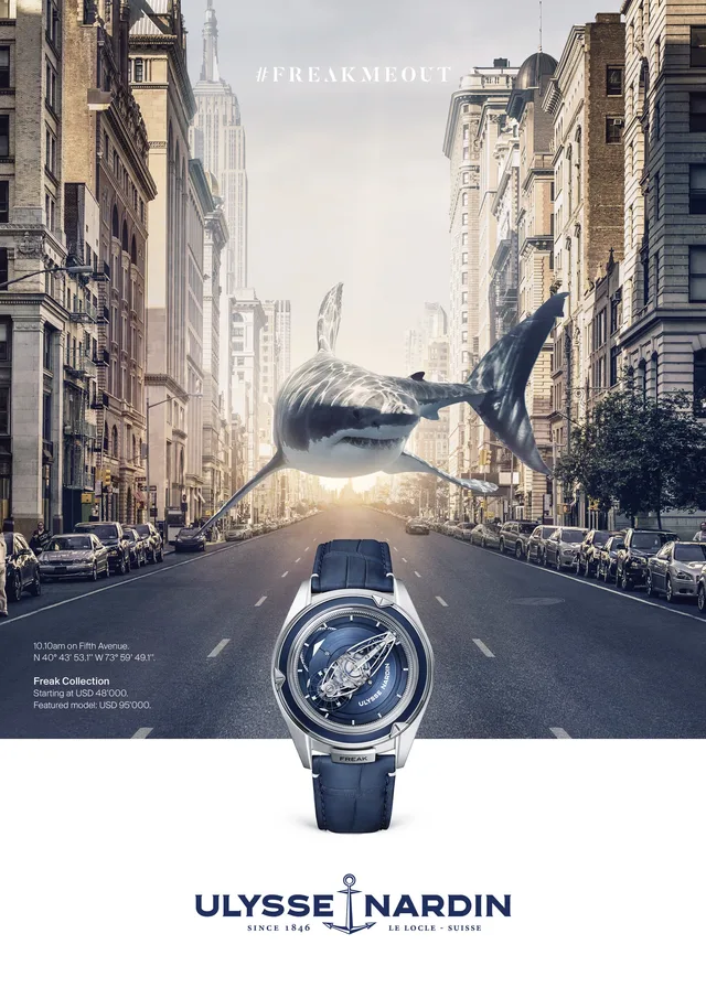 Ulysse Nardin Freak Vision ad