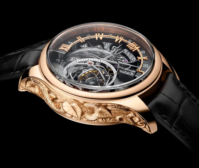 Les Mécaniques Sauvage Tourbillon Armillaire Serpent Snake