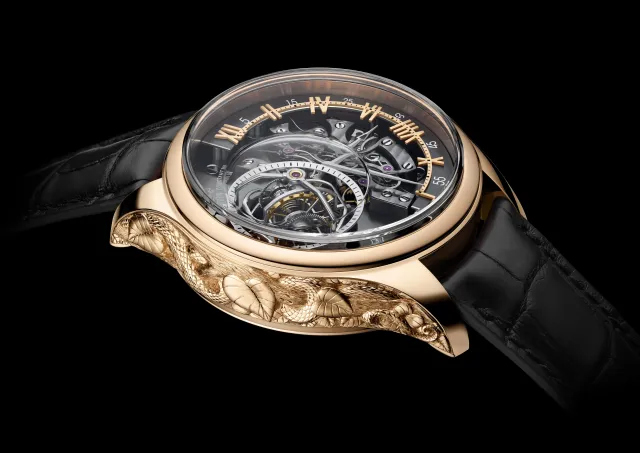 Les Mécaniques Sauvage Tourbillon Armillaire Serpent Snake