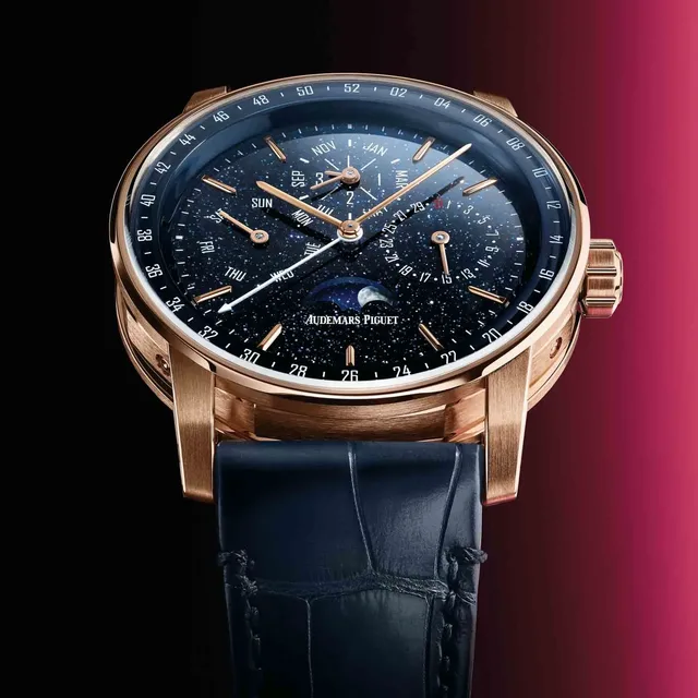 Audemars Piguet Code 1159 Selfwinding Perpetual Calendar - RG - blue
