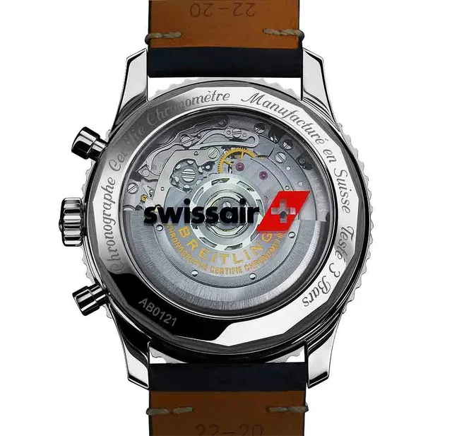 Breitling Navitimer 1 B01 Chronograph 43 Swissair Edition - back