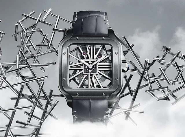 Cartier Santos de Cartier Skeleton Noctambule - soldier