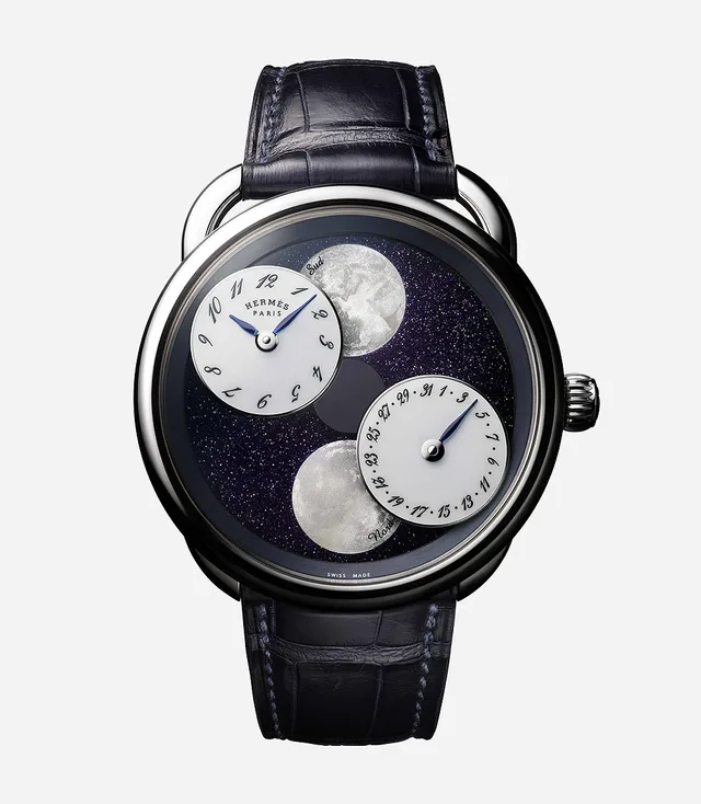 Hermes Arceau L'heure de la Lune - Aventurine - front