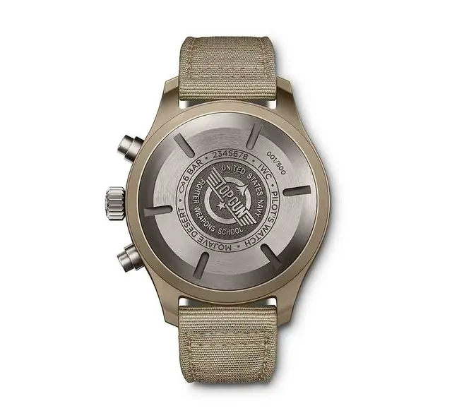 IWC Pilots Watch Chronograph TOP GUN Edition "Mojave Desert" - Back