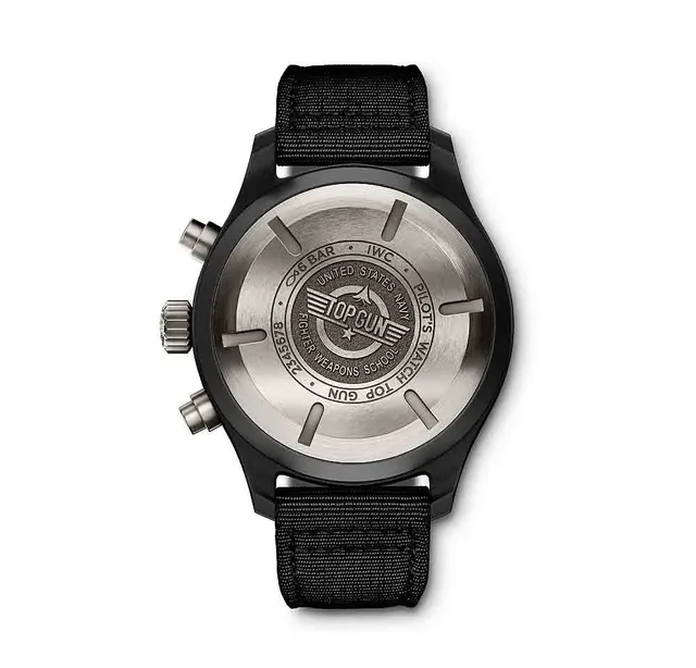 IWC Pilots Watch Chronograph TOP GUN - Back