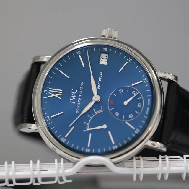 IWC Portofino Hand Wound 8 Days - Blue Dial