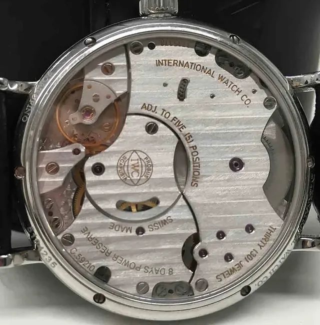IWC Portofino Hand Wound Eight Days - back