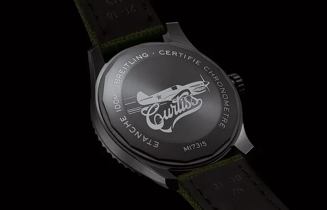 Breitling Aviator 8 Automatic 41 Curtiss Warhawk - Caseback