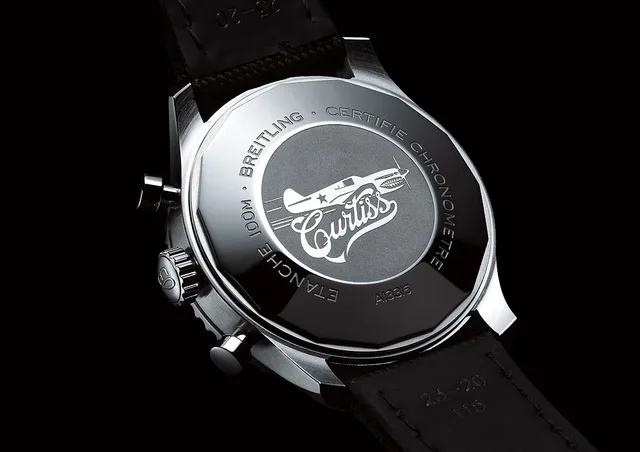 Breitling Aviator 8 Chronograph 43 Curtiss Warhawk - Caseback