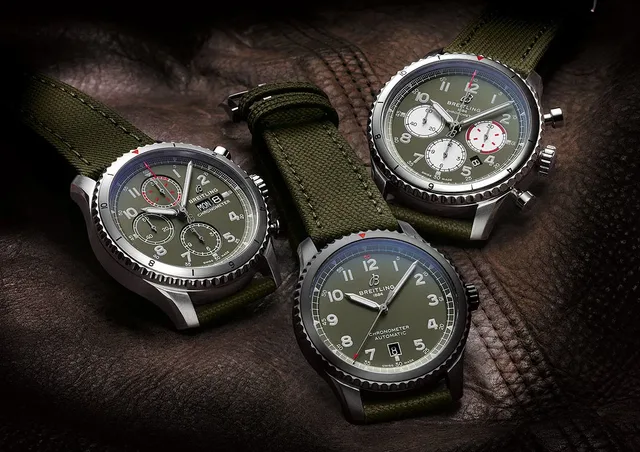 Breitling Aviator 8 Curtiss Warhawk Editions - group
