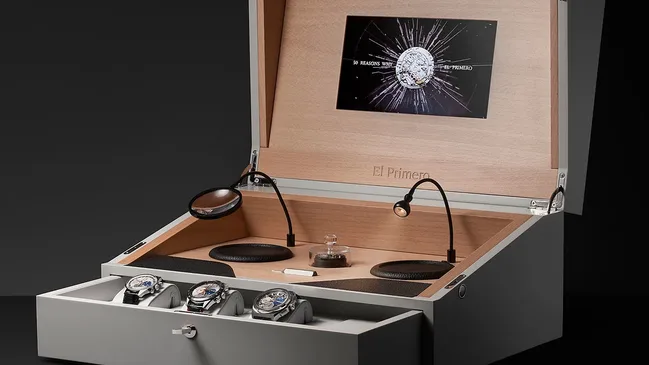 Zenith El Primero 50th Anniversary Set - box