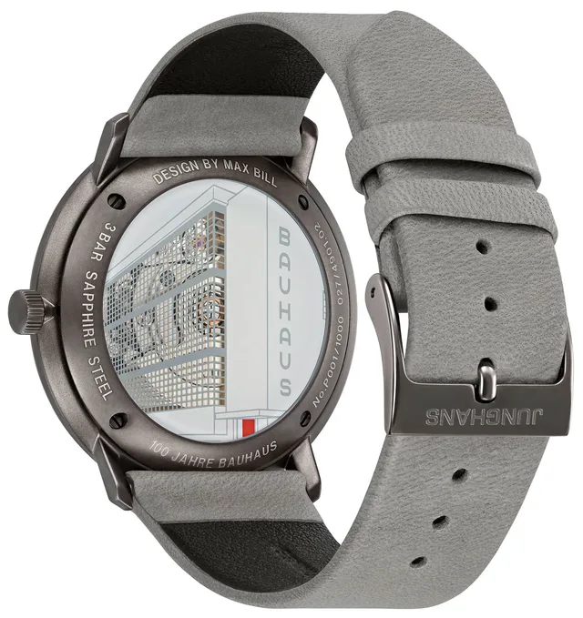 Junghans max bill Automatic 100 Jahre Bauhaus - back
