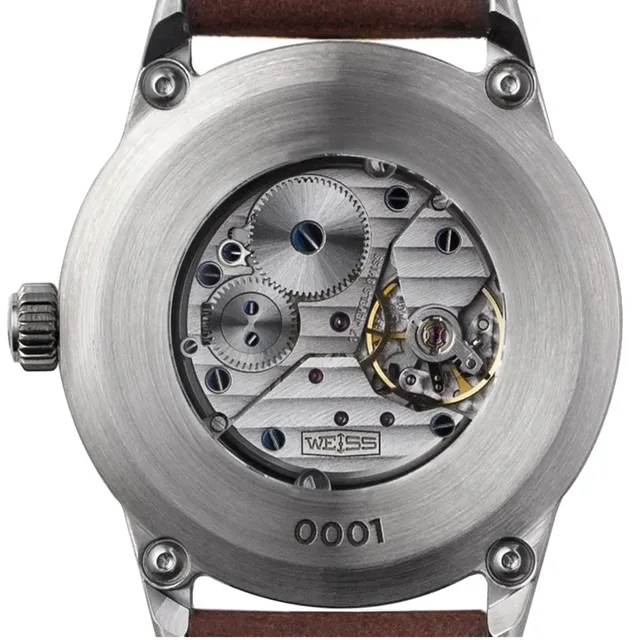 Weiss 38 mm Field Watch - back