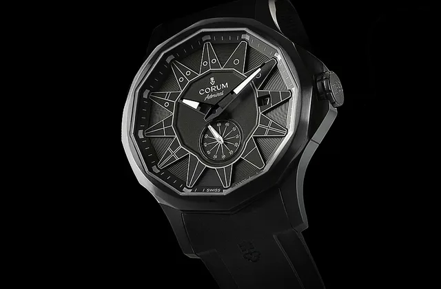 Corum Admiral Legend 42 Full Black - front