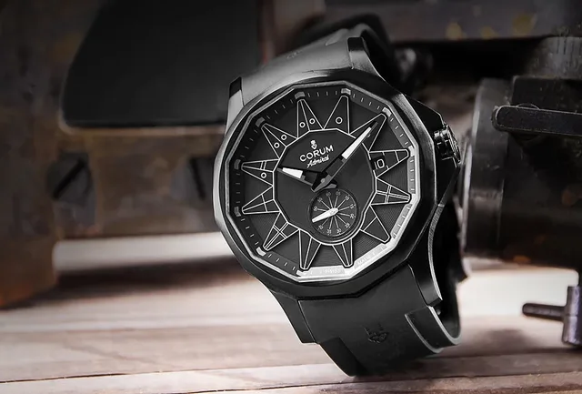 Corum Admiral Legend 42 Full Black - standing