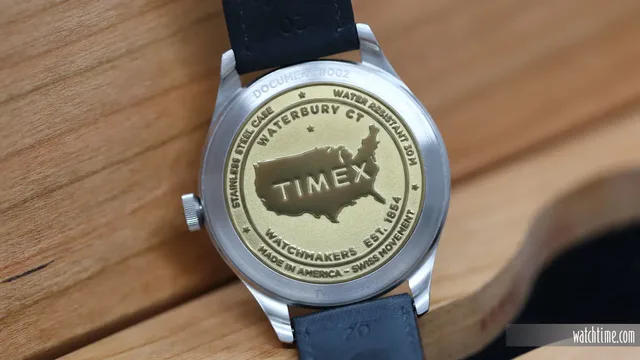 Timex American Documents - Caseback