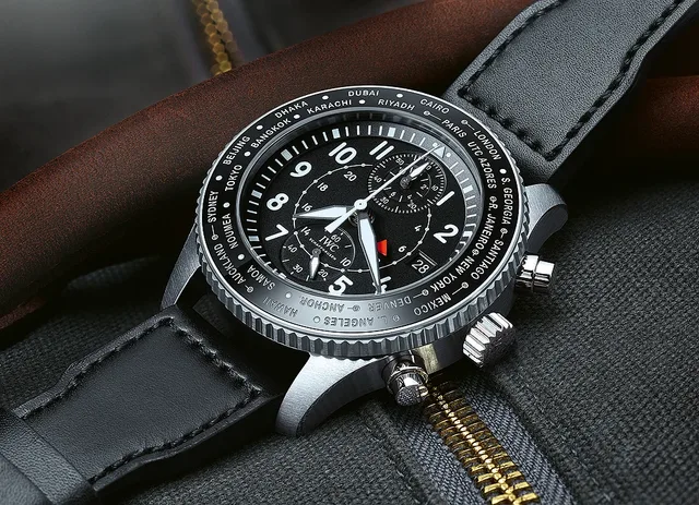 IWC Big Pilot Timezoner Chronograph - flat