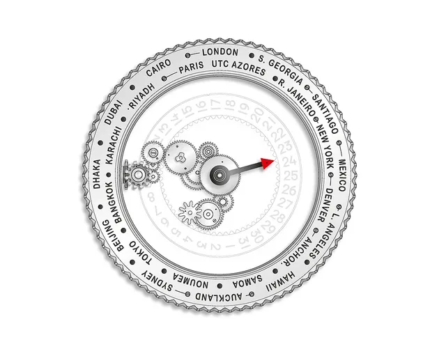 IWC Timezoner illustration