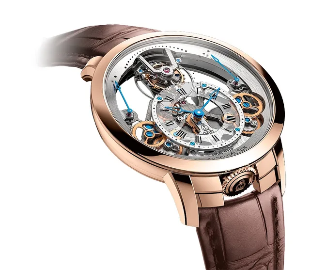 Arnold & Son Time Pyramid Tourbillon RG - angle