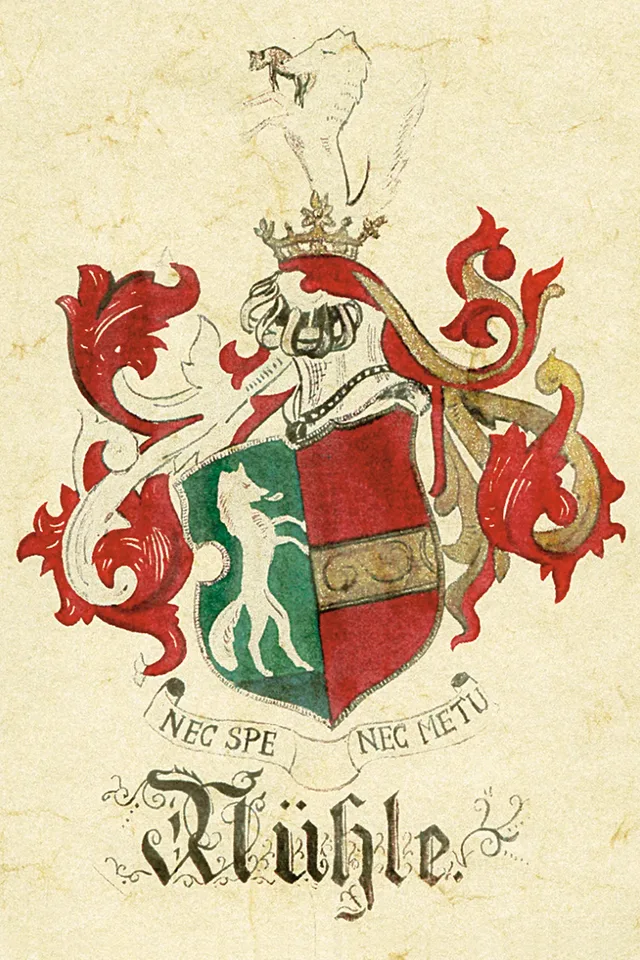 Muehle family crest - 1629