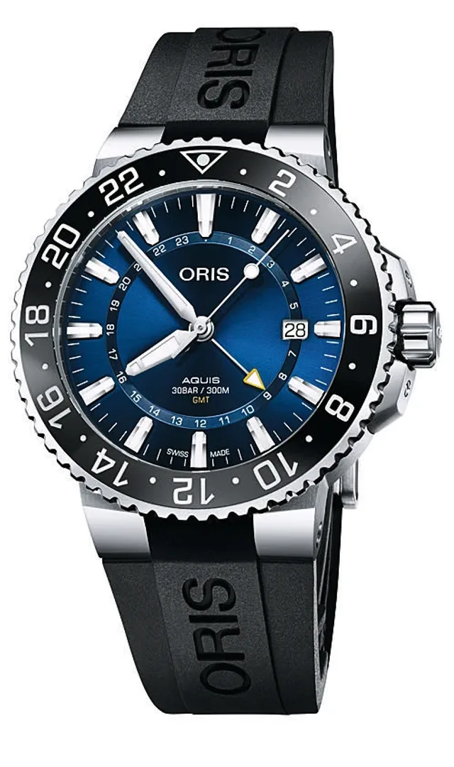 Oris Aquis GMT Date on rubber ($2,500)