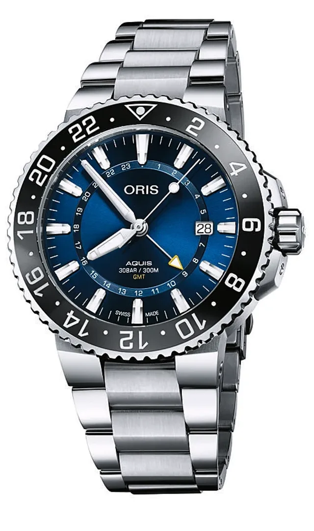 Oris Aquis GMT Date on bracelet ($2,700)