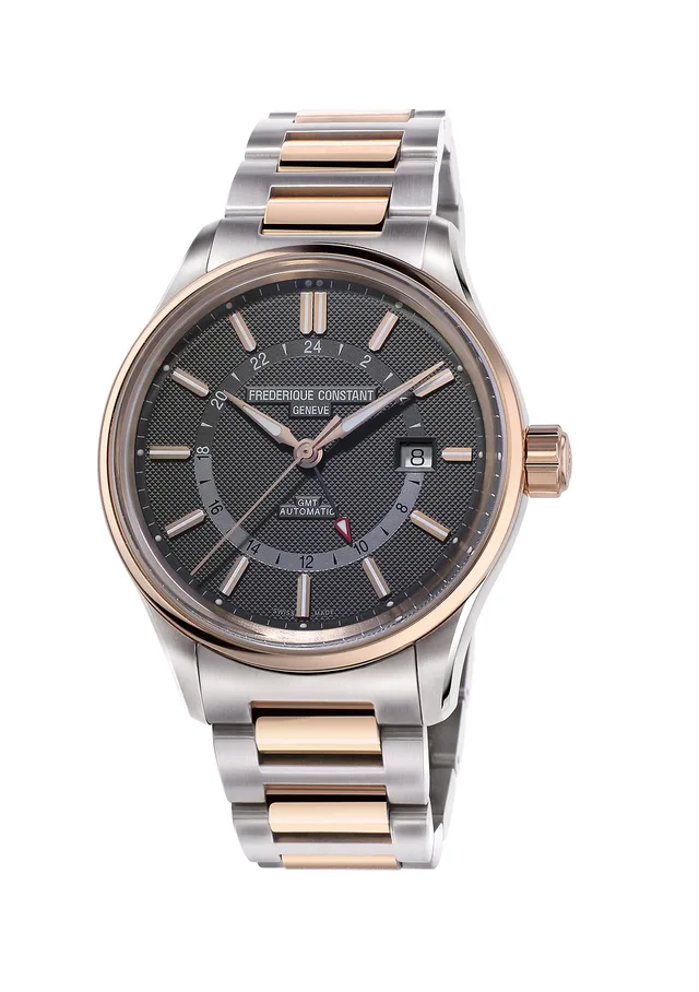 Frederique Constant Yacht Timer GMT two-tone - soldier