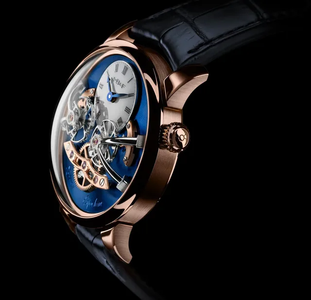 MB&F Legacy Machine 2 Red Gold Blue - Profile