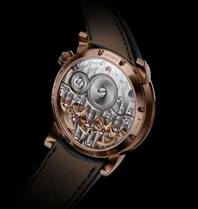 MB&F Legacy Machine 2 Red Gold Blue - back