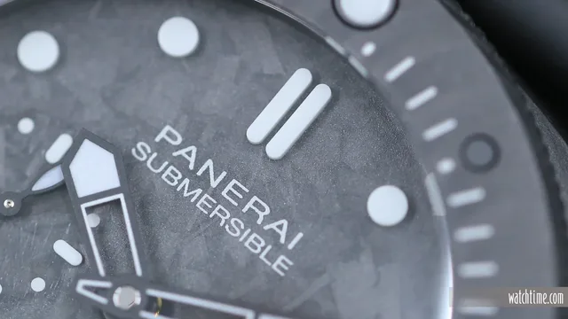Panerai Submersible Marina Militare Carbotech - Dial - Index