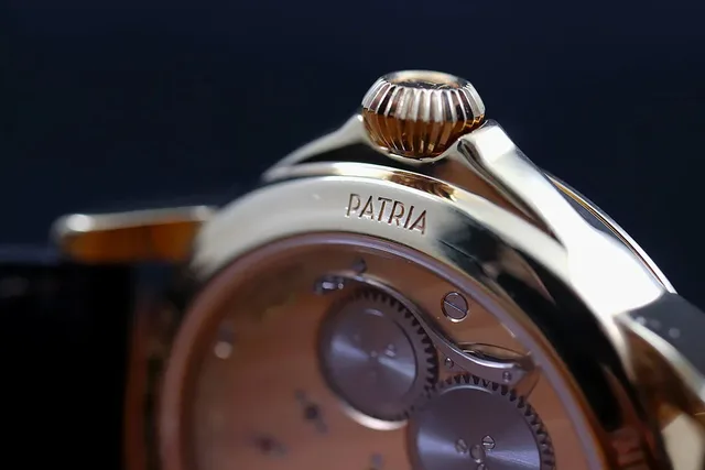Tutima Patria Dual Time - crown guards
