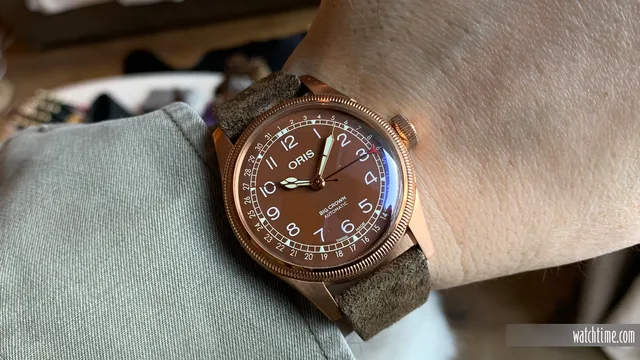 Oris Big Crown Pointer Date Bronze - Wrist
