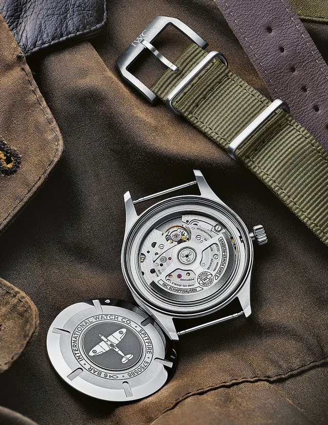 IWC Pilot's Watch Automatic Spitfire - open back