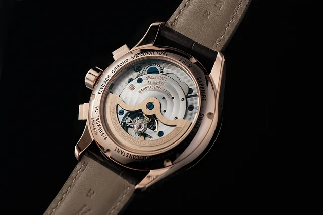 Frederique Constant Flyback Chronograph Manufacture - RG-brown - back