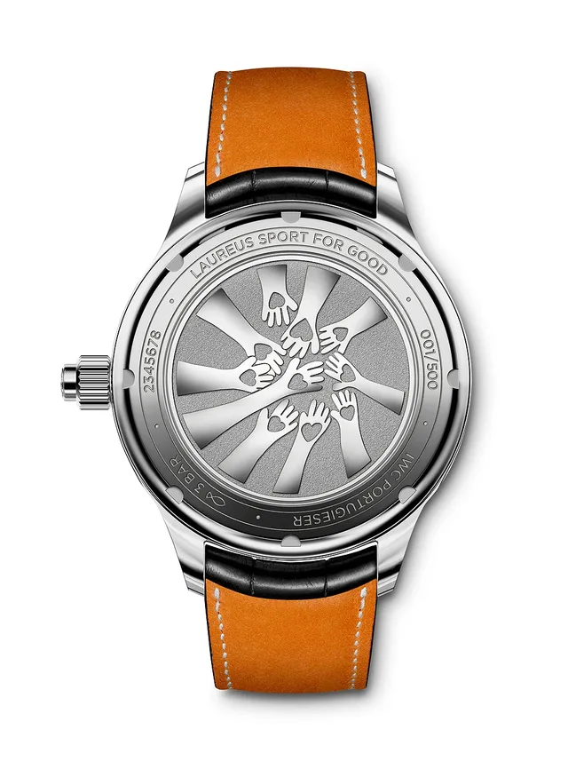 IWC Portugieser Manual-Wind Monopusher Edition "Laureus Sport for Good" - back