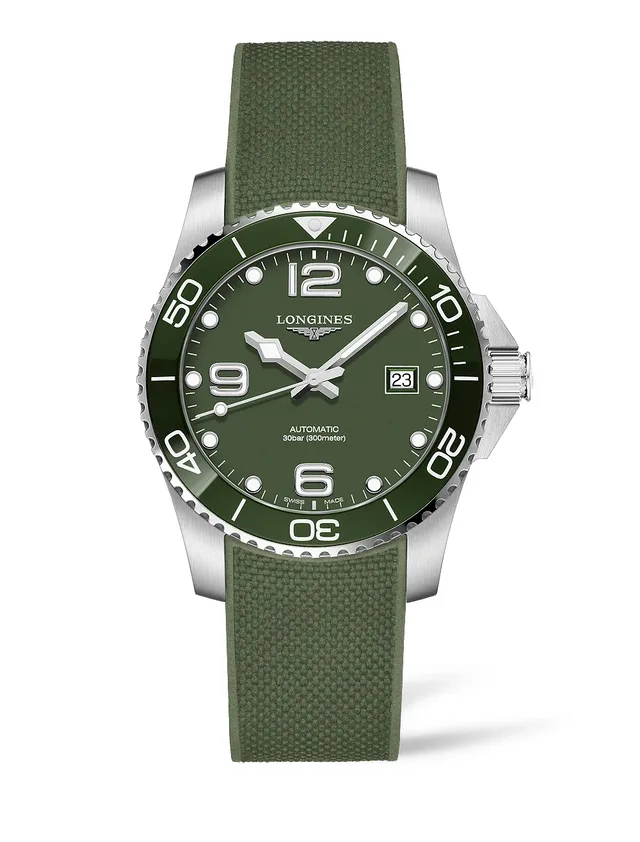 Longines HydroConquest - Green - front