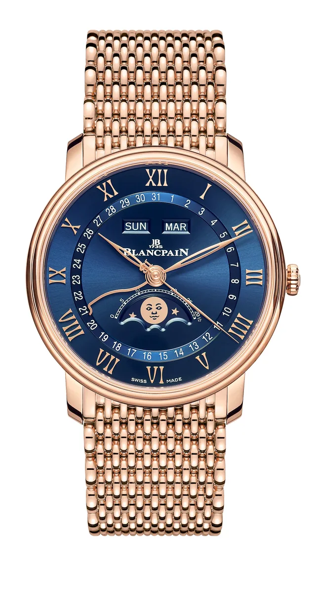 Blancpain Villeret Quantieme Complet 6654-3640-MMB - front-bracelet