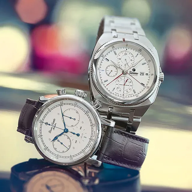 Erwin Sattler Chronograph II Classica Secunda, Tutima Saxon One Chronograph