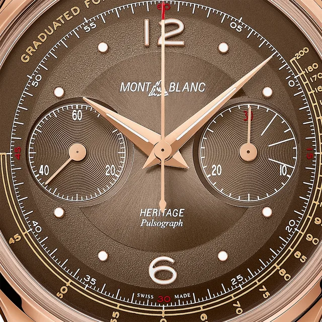 Montblanc Heritage Manufacture Pulsograph - dial CU