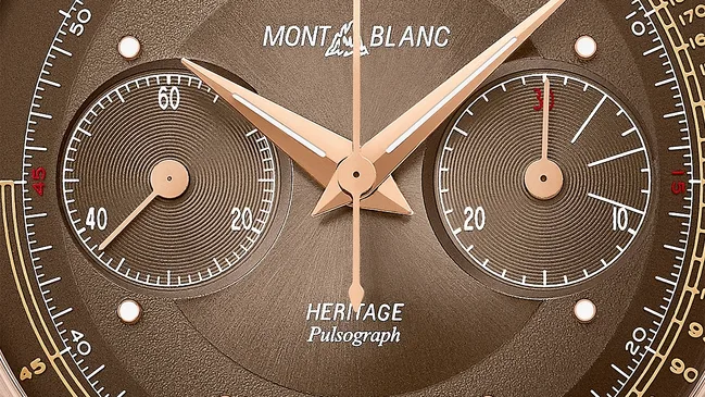 Montblanc Heritage Manufacture Pulsograph - dial CU