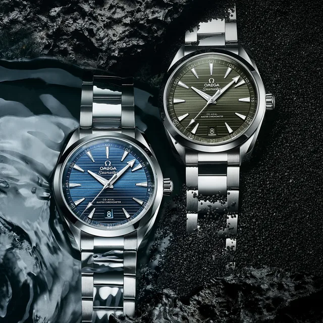 Omega Seamaster Aqua Terra - blue-green dials
