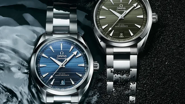 Omega Seamaster Aqua Terra - blue-green dials