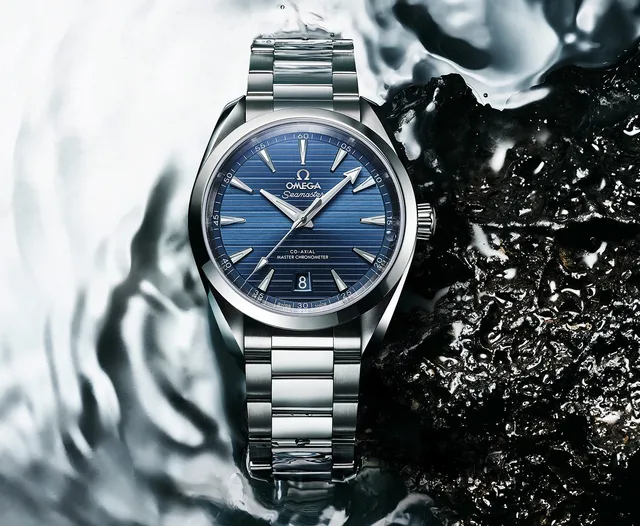Omega Seamaster Aqua Terra - Blue - soldier