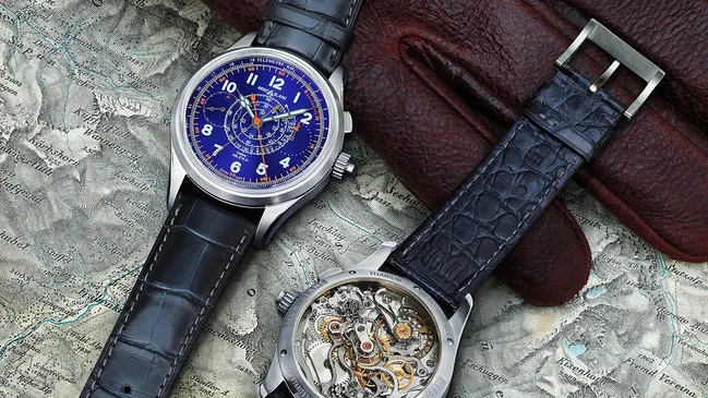 Montblanc 1858 SS Chrono LE blue
