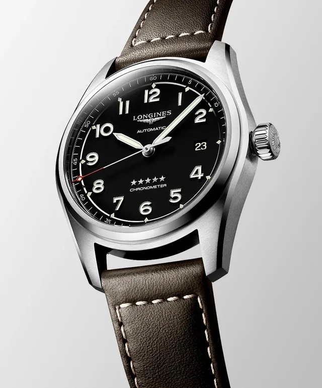 Longines Spirit matte black - front