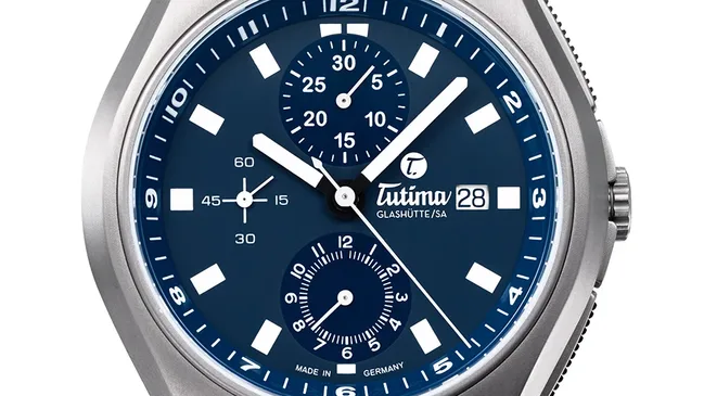 Tutima M2 Coastline Chronograph - strap