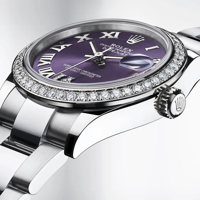 Rolex Datejust aubergine