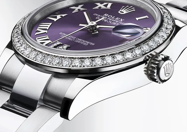 Rolex Datejust aubergine